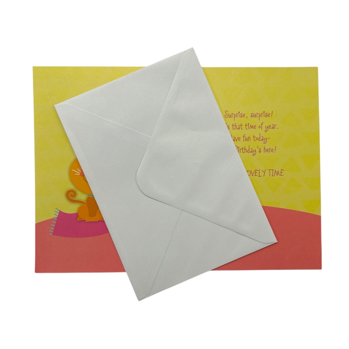 For Nan Cute Cat With Yarn Design Birthday Card