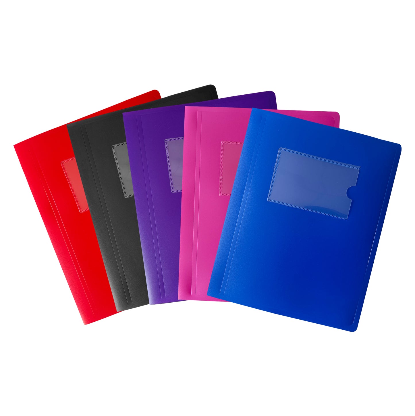 A5 Black Flexible Cover 10 Pocket Display Book