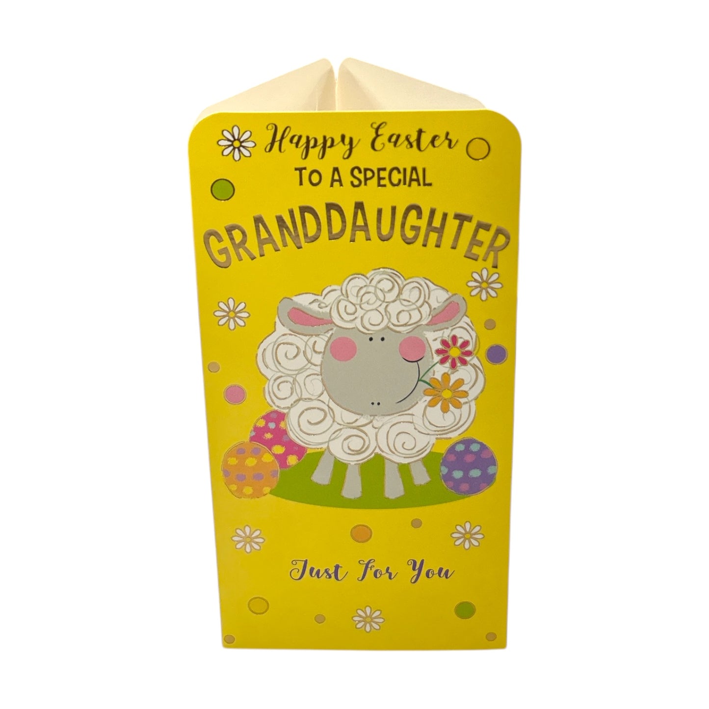 To A Special Granddaughter Cute Easter Money Wallet Card