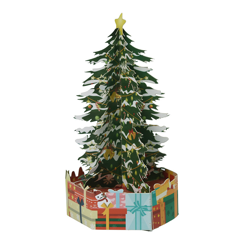 Season’s Centerpiece Xmas Tree 3D Pop Up Christmas Card