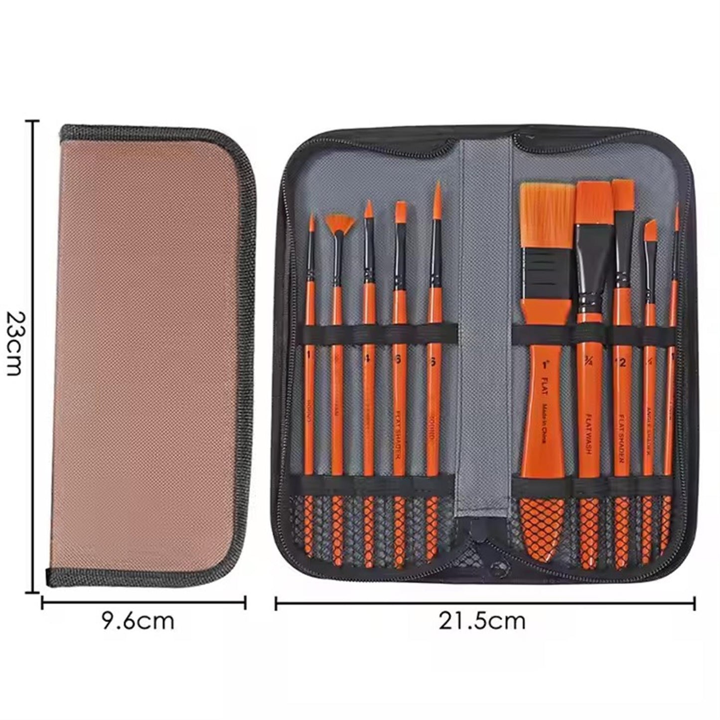 Pack of 11 Pieces Water Color Brush Set for Painting