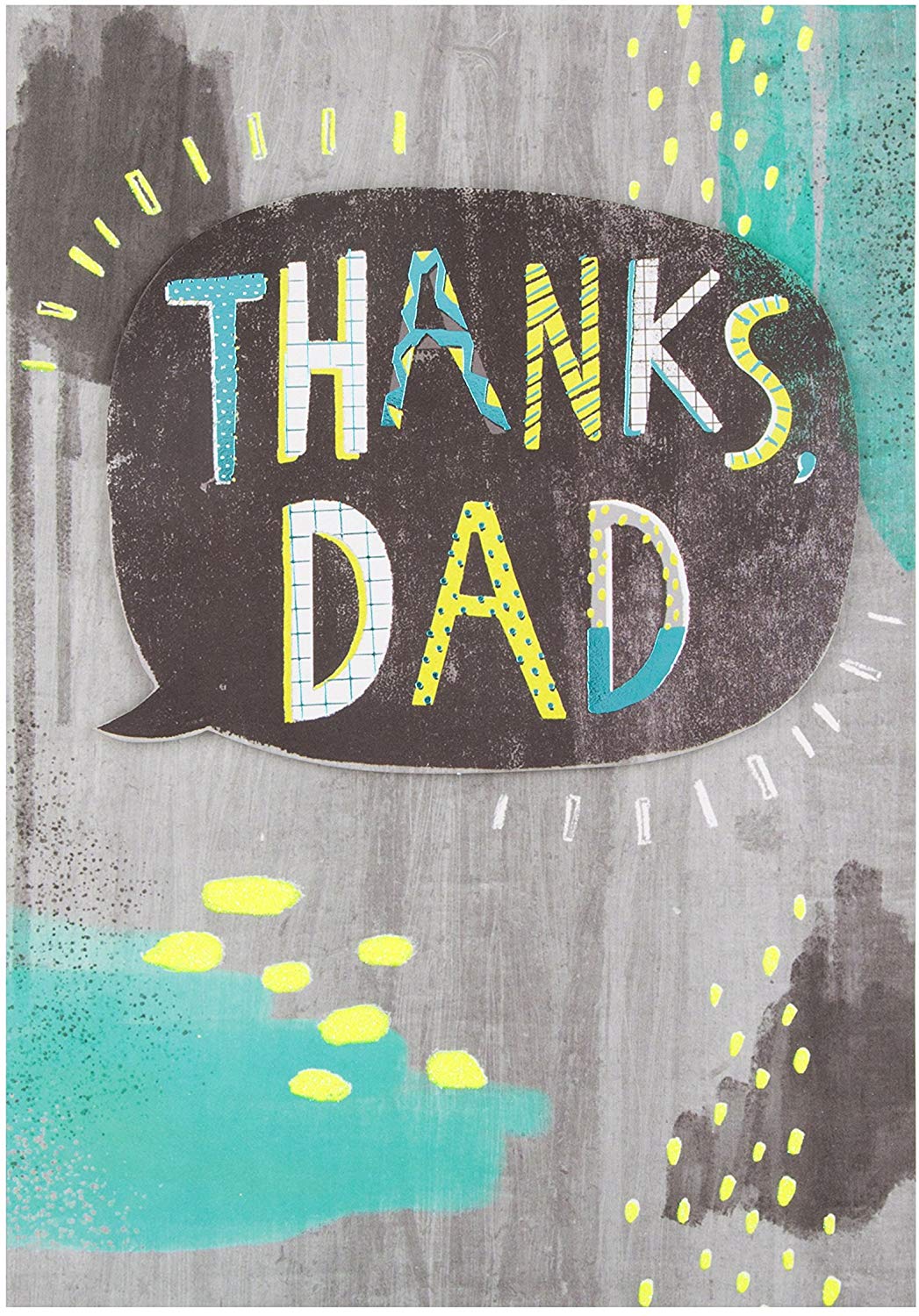Hallmark 25488444 Father's Day Card "Thanks" Medium