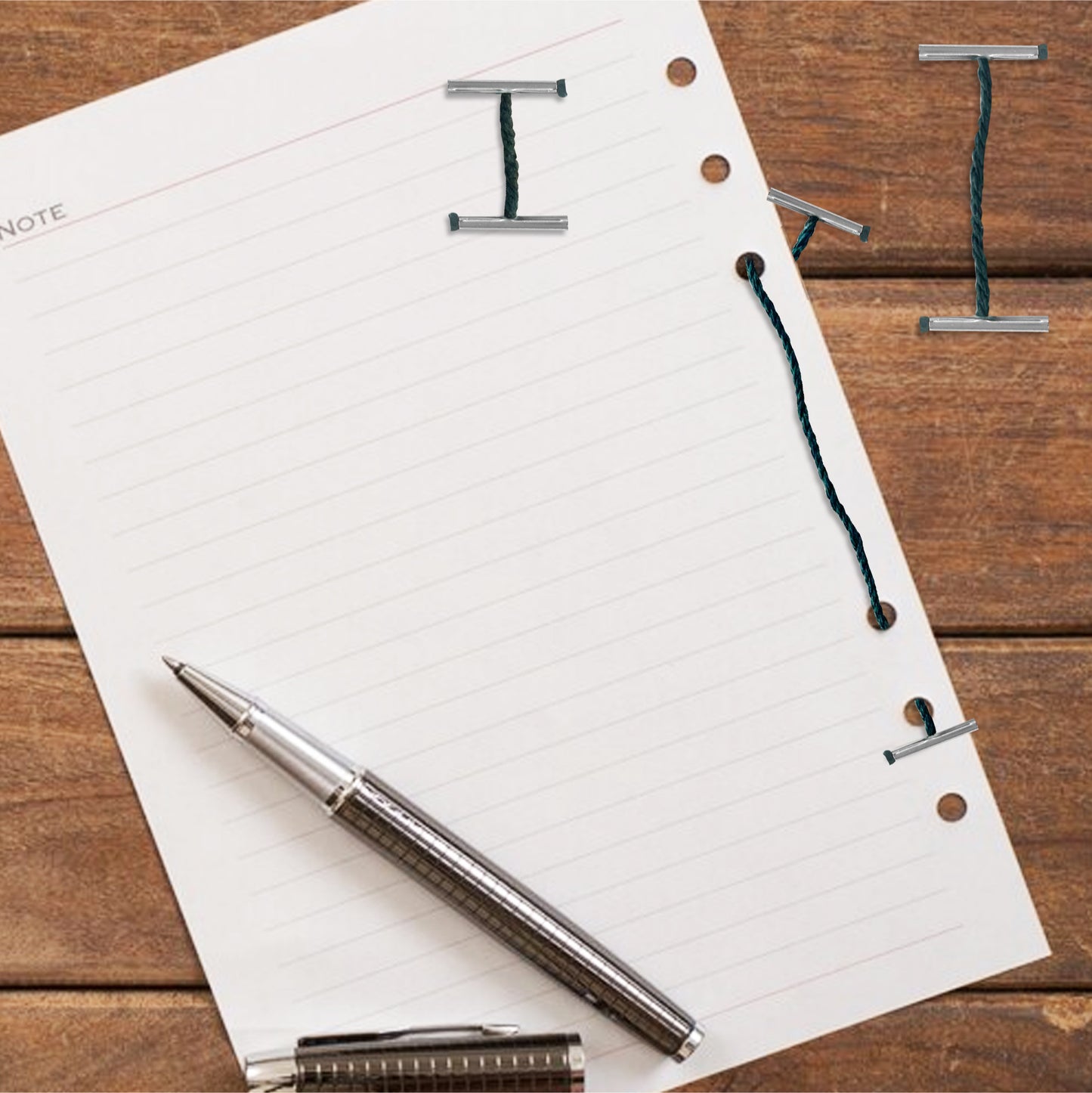 Pack of 500 25mm Metal End Treasury Tags