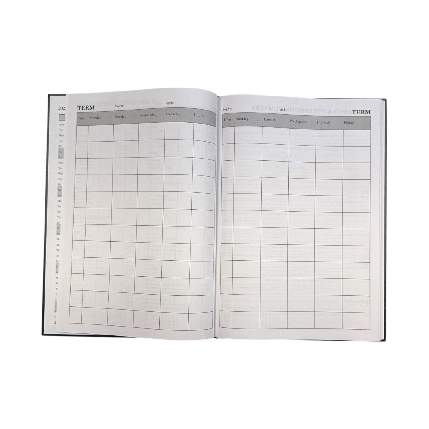 Janrax 2025-2026 A4 Week to View Blue Academic Diary