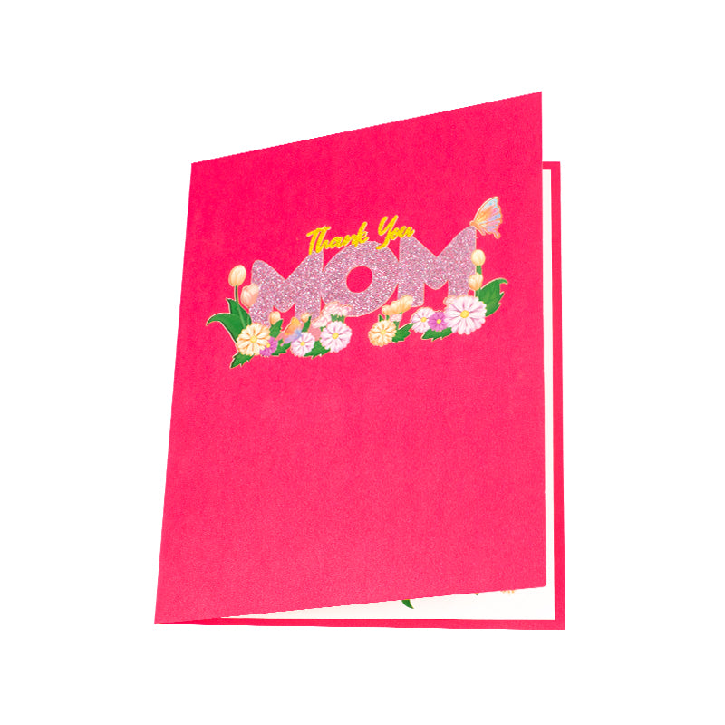 MOM in Bloom Sparkle & Petals 3D Pop Up Mother’s Day Card