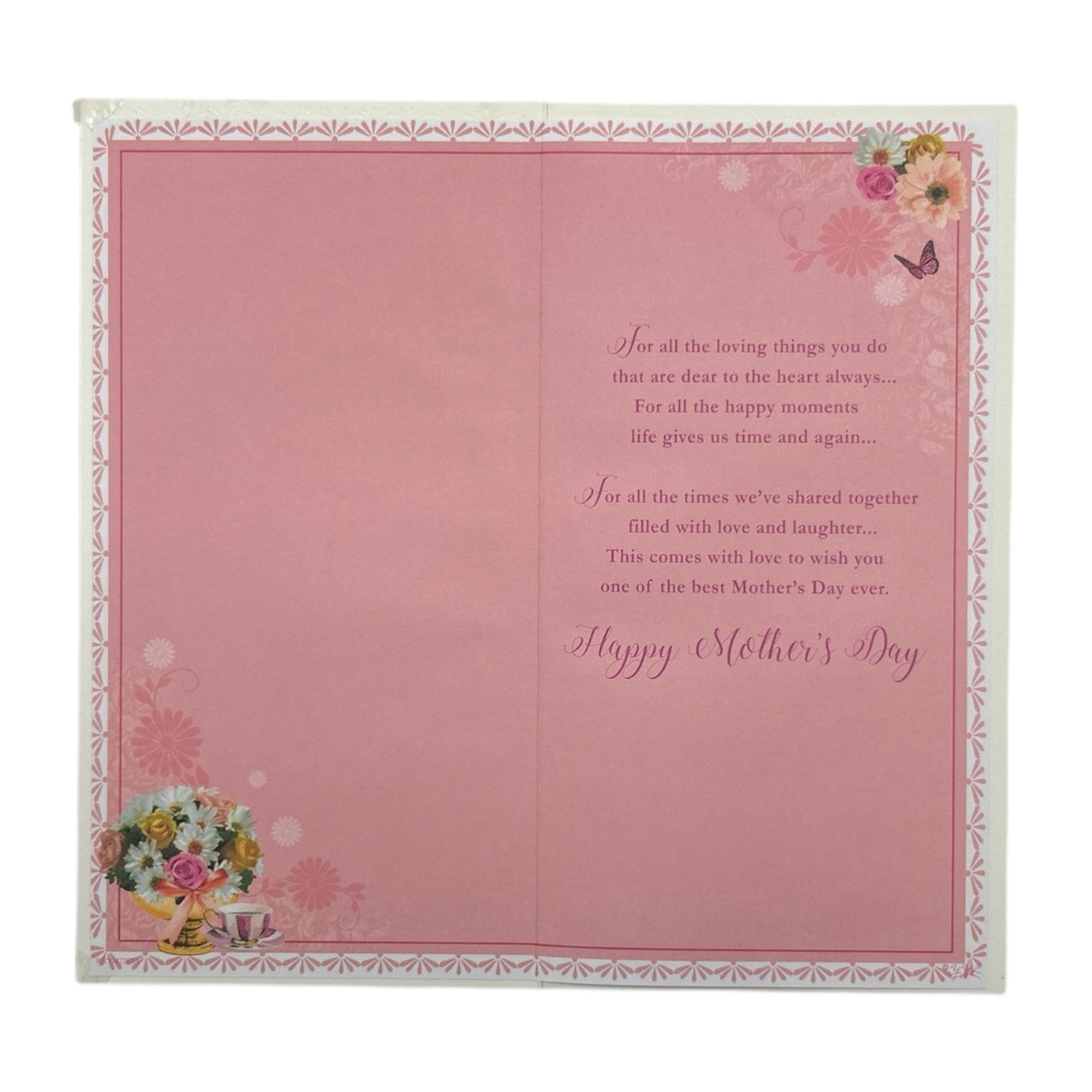 To The Woman In My Life Flowers Design Mother's Day Card
