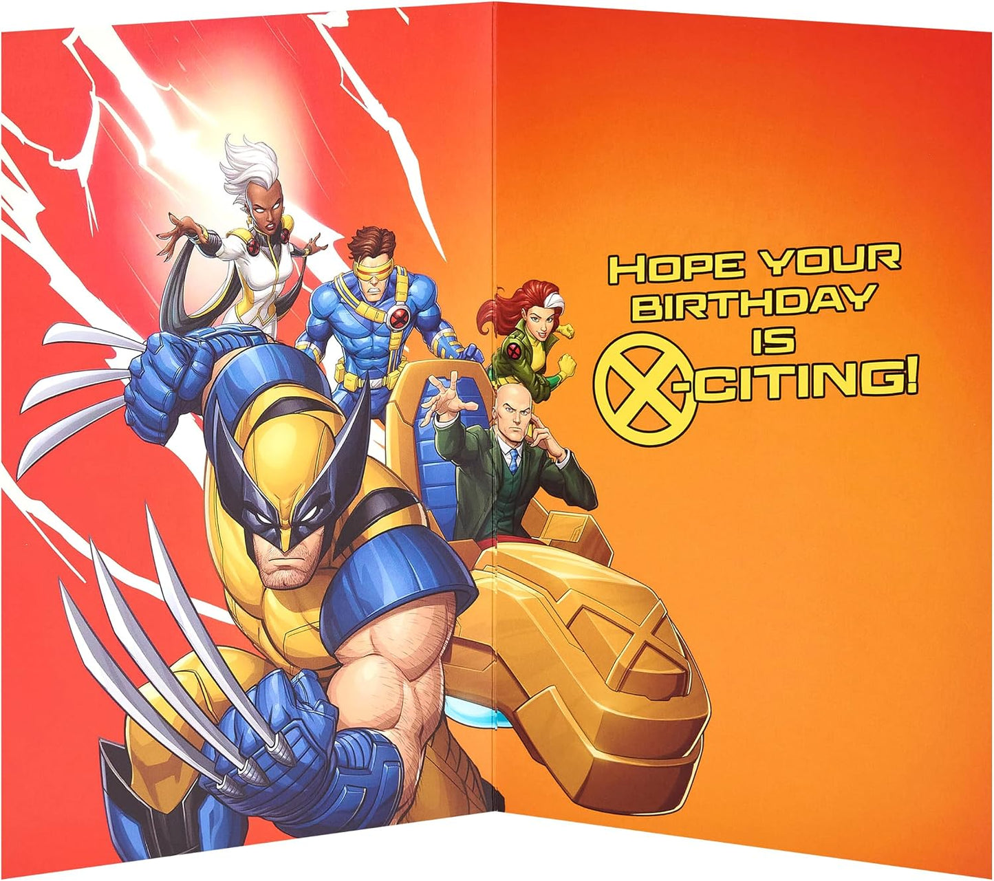 Marvel X-Men Design 6th Birthday Card