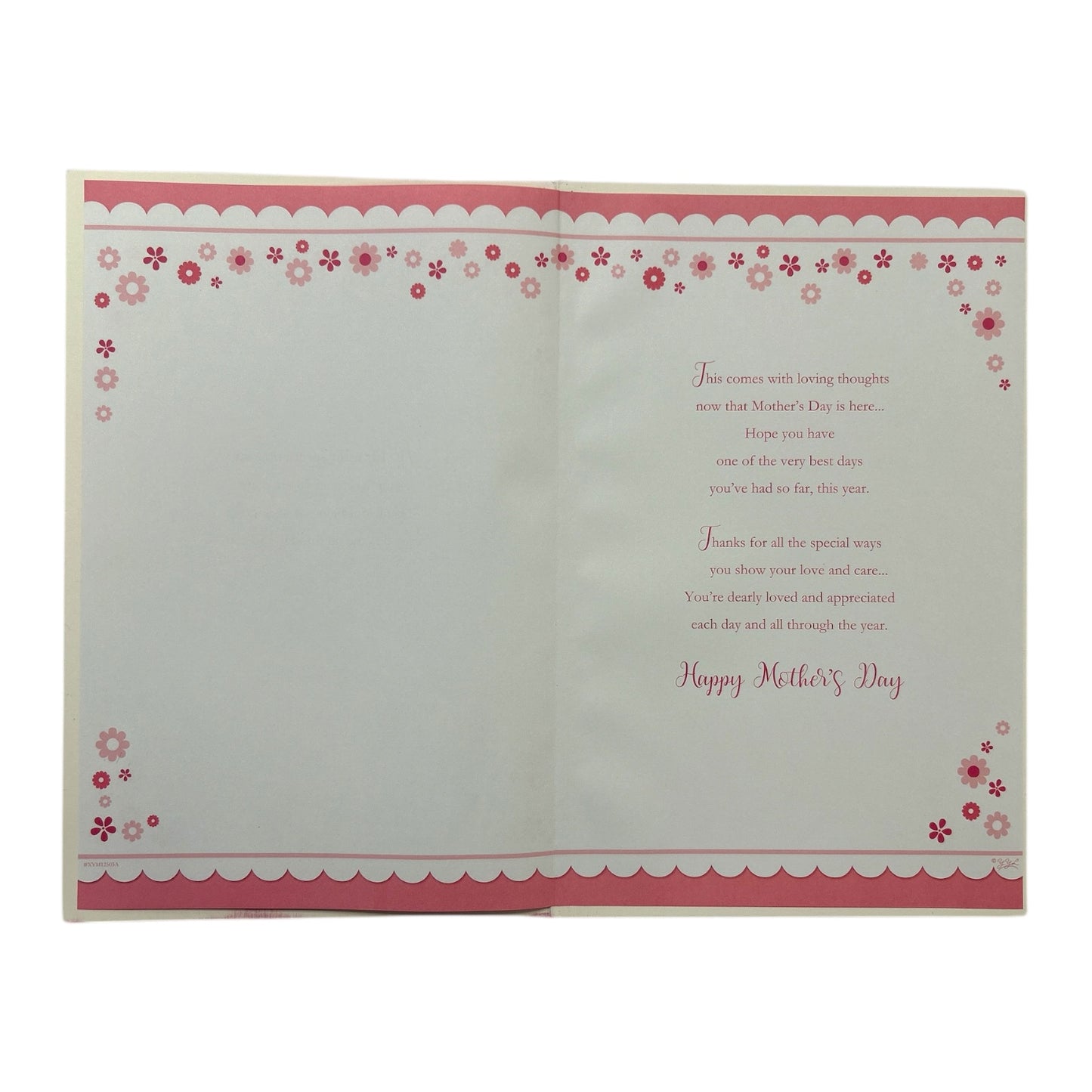 From Both Of Us Flower Head Design Mother's Day Boxed Card