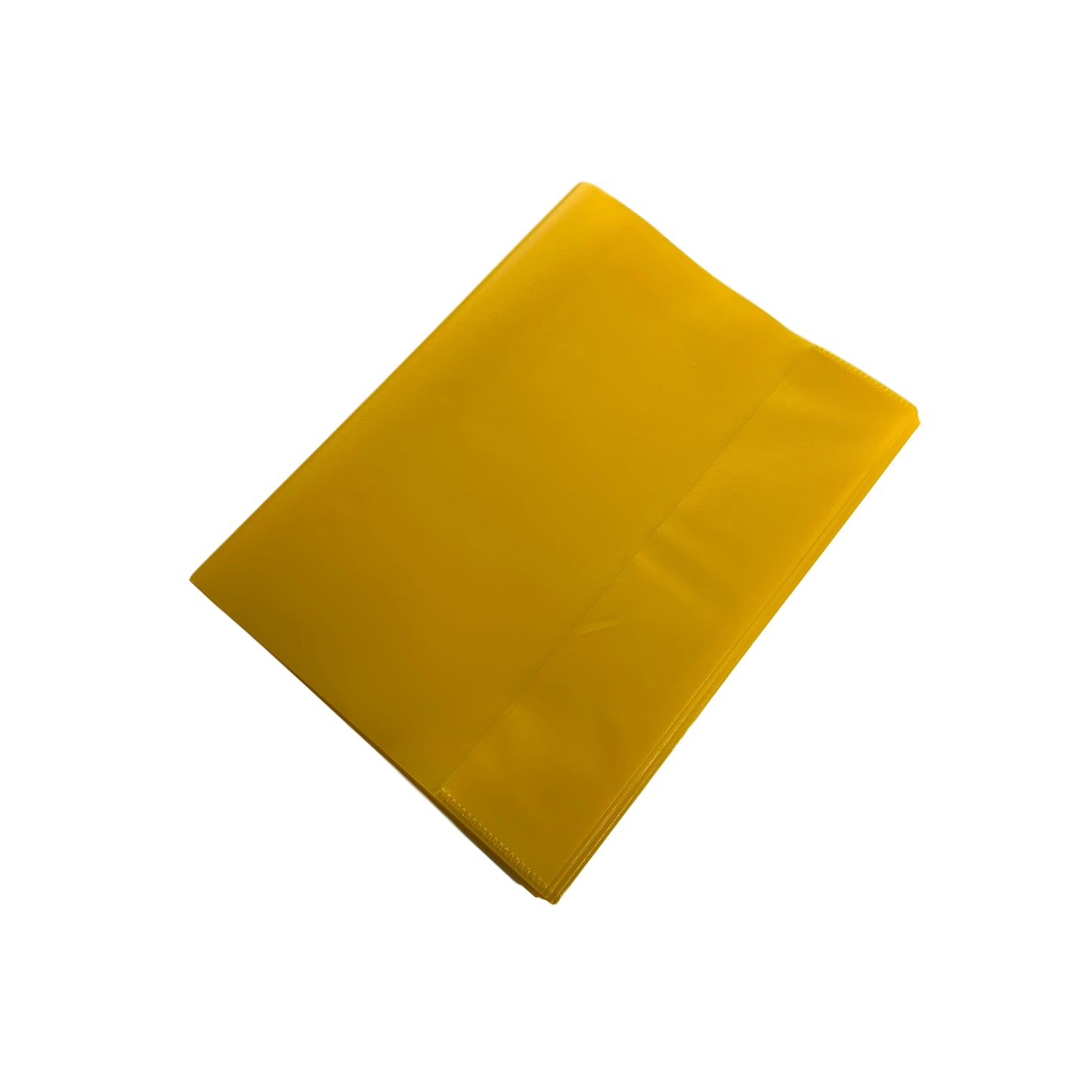 Pack of 10 9x7" Frosted Yellow Exercise Book Covers