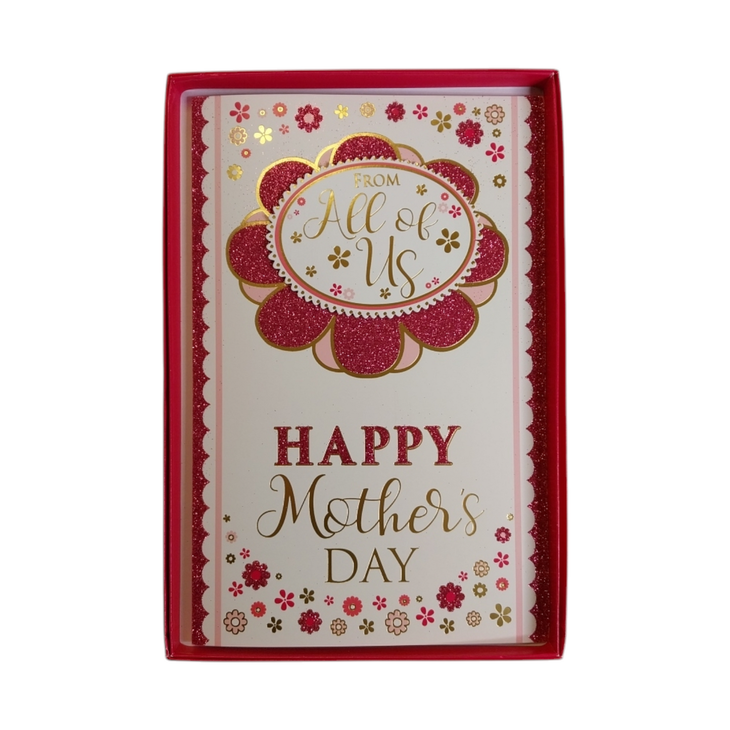 From All Of Us Flower Head Design Mother's Day Boxed Card