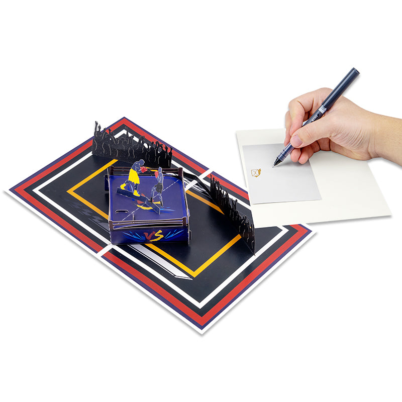 Fight & Fury Pop Up Boxing Greeting Card