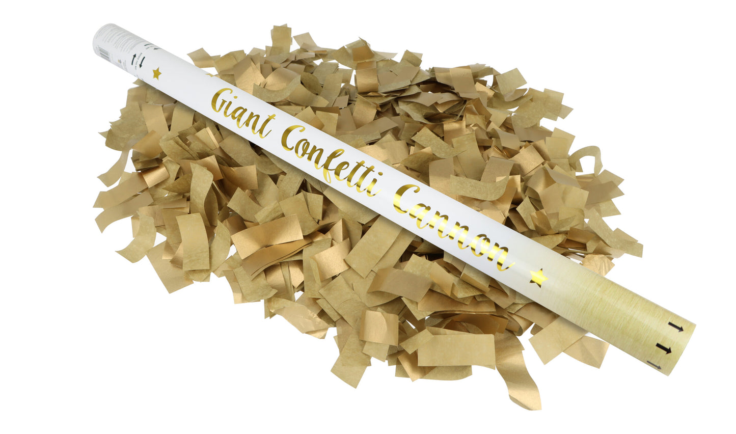 Gold Paper Confetti Shooters 80cm