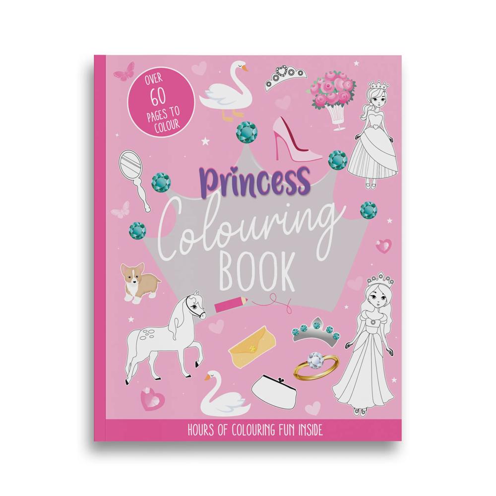 303 x 240mm Princess Colouring Book