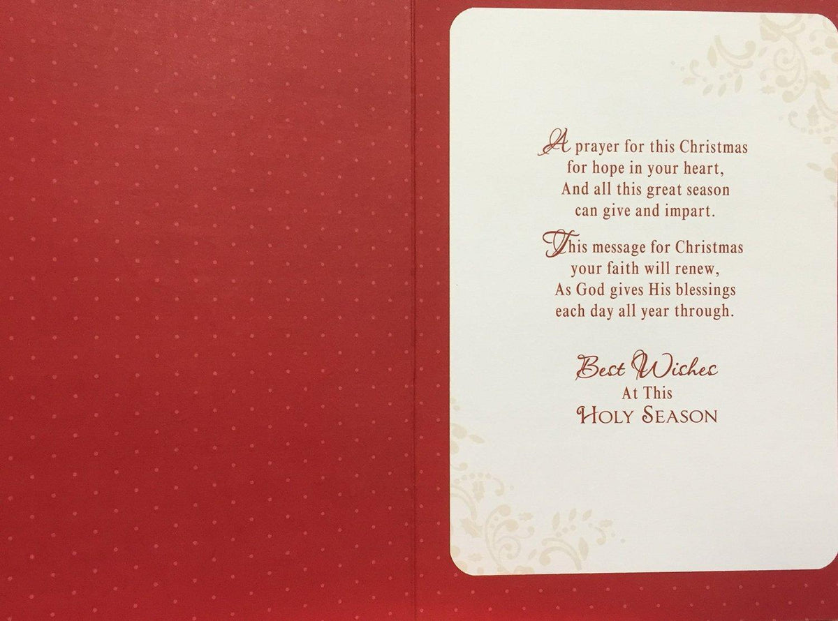 A Christmas Prayer Christmas Card