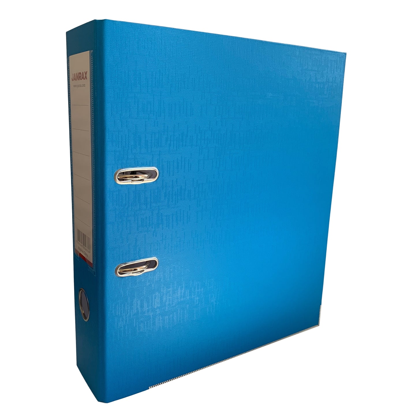 Pack of 5 A4 Light Blue Paper backed Lever Arch Files by Janrax