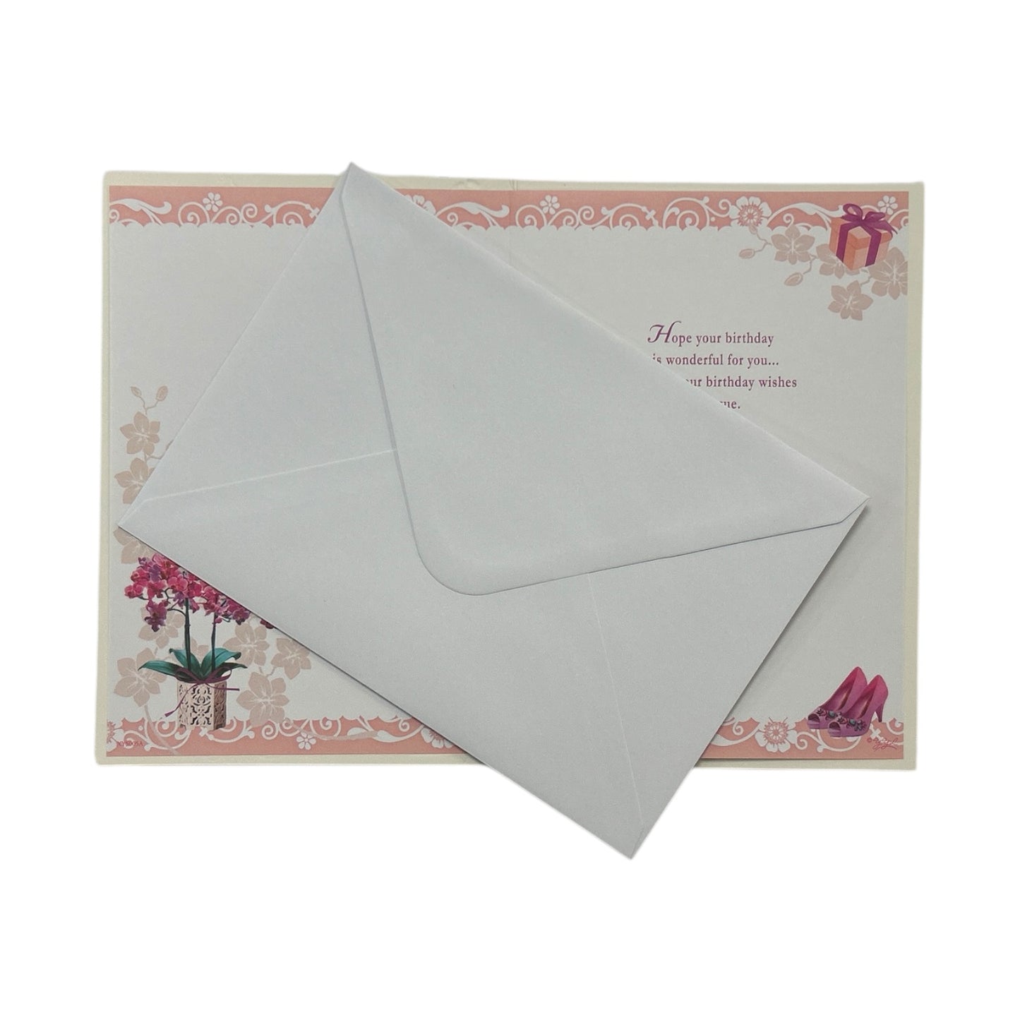 Dear Granny Gift and Shoes Design Birthday Card