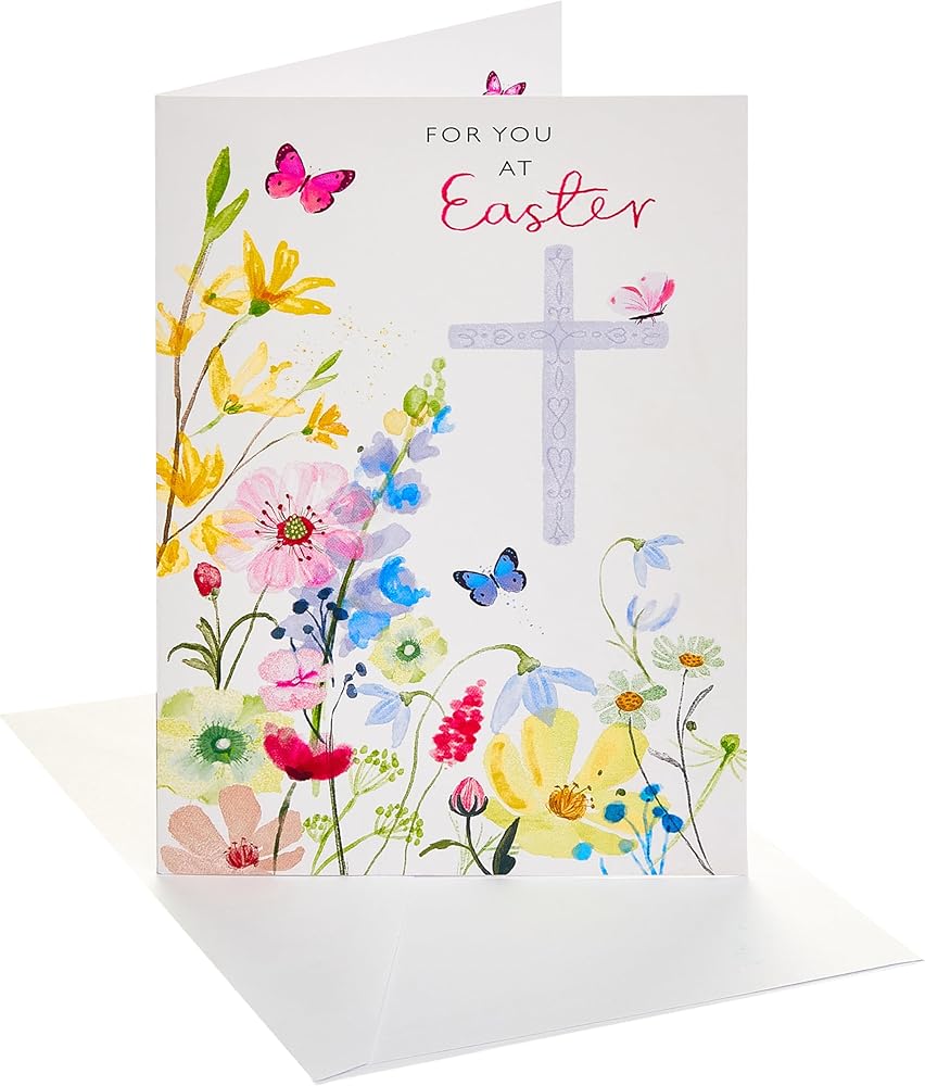 Cross Design Easter Card