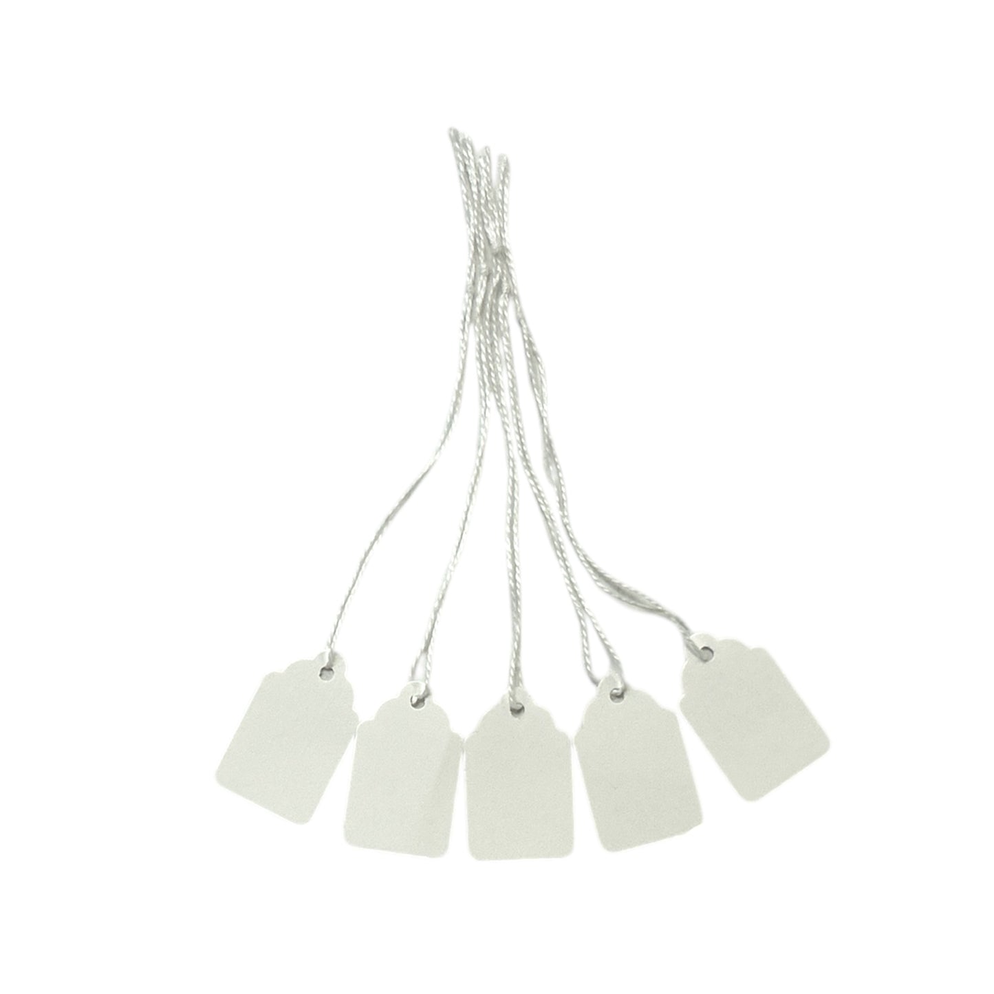 Box of 1000 White Merchandise Tags 38mm X 24mm