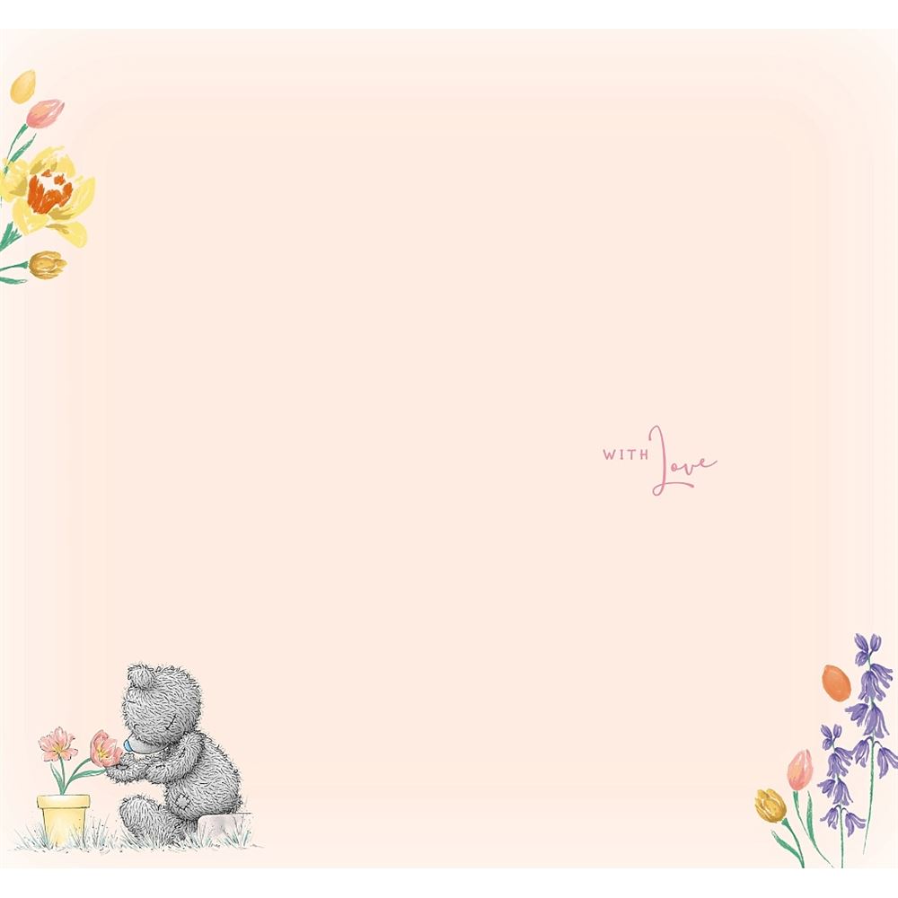 Bear With Flowers Especially For You Easter Card