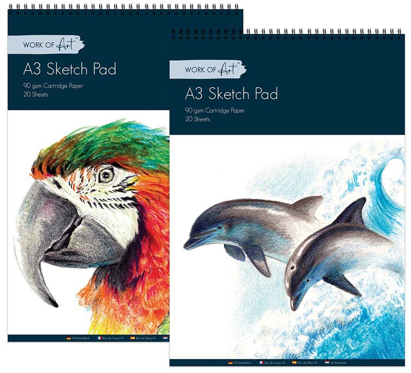Single A3 20 Sheets Sketch Pad