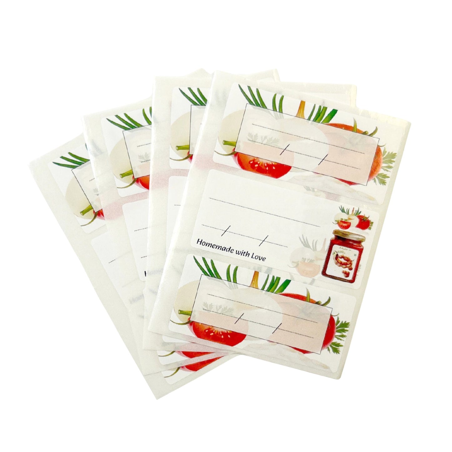 Pack of 144 Chutney Jar Labels 34x75mm