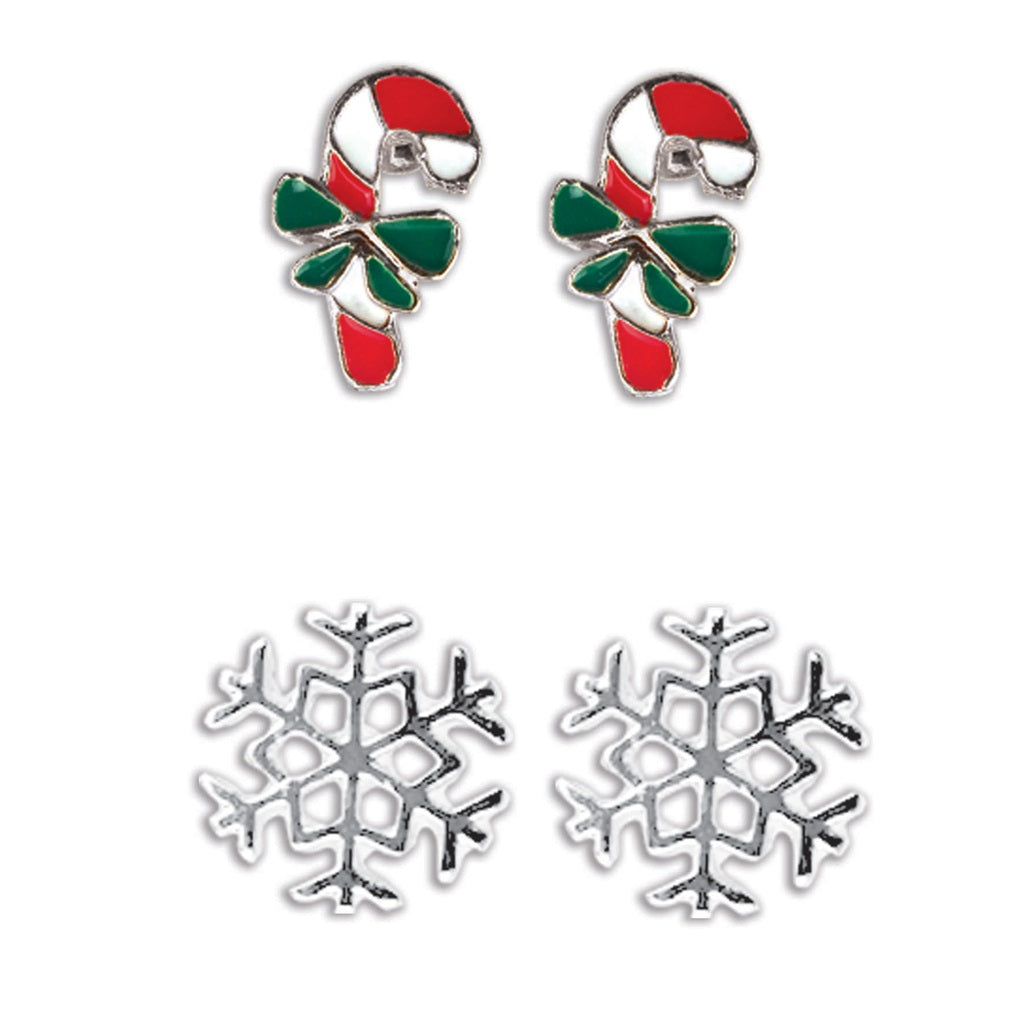 Christmas Pendant Necklace & Bracelet Set