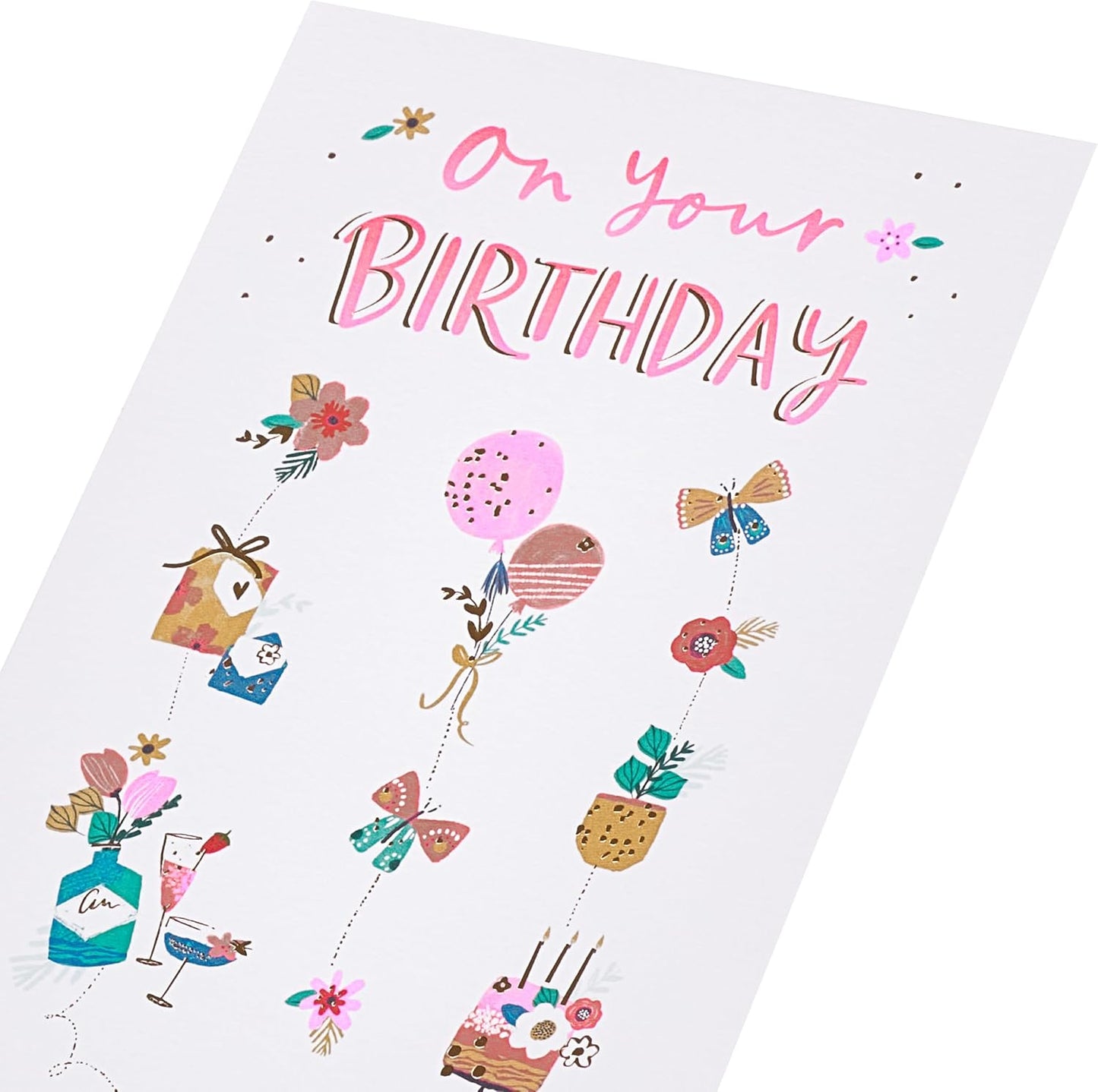 Celebration Icons Design Birthday Card