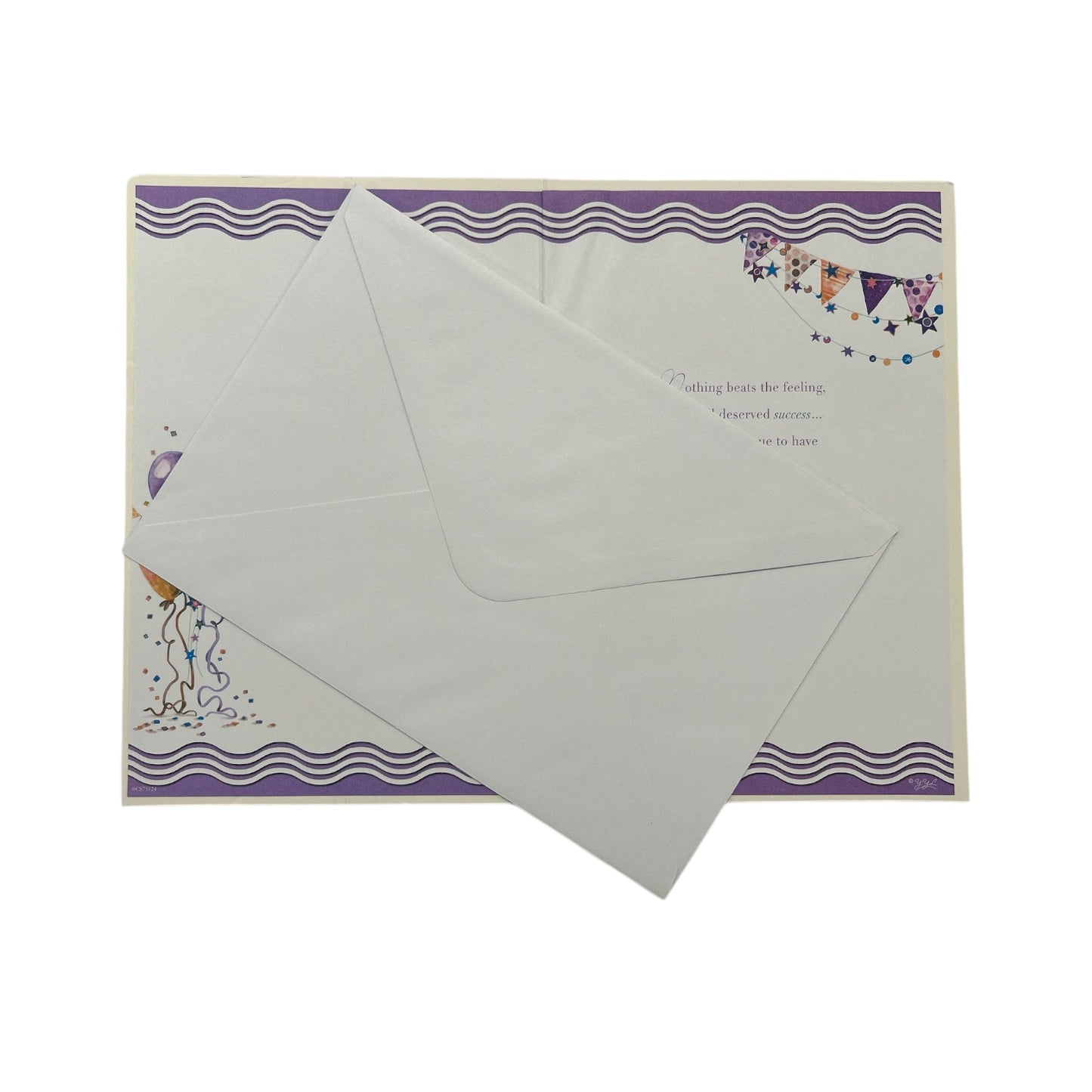 Congratulations On Your New Job Balloons and Bunting Design Celebrity Style Card