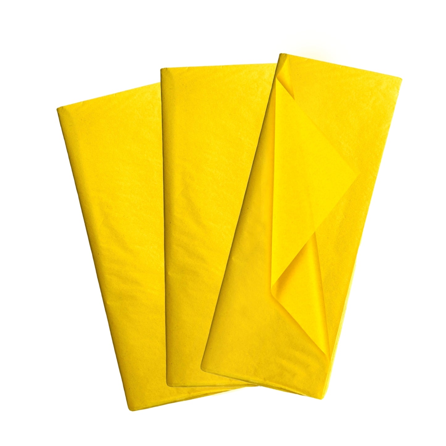 Pack of 200 Yellow Acid Free 50 x 70cm Tissue Paper Sheets