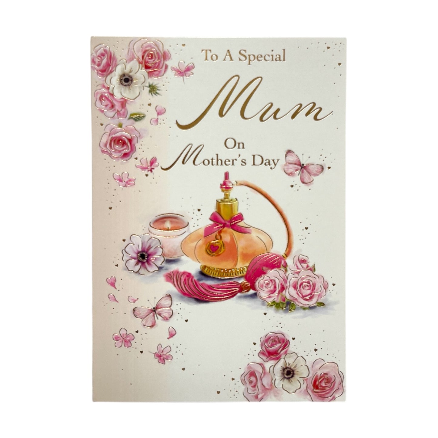 To A Special Mum Pretty Perfume Design Mother's Day Card