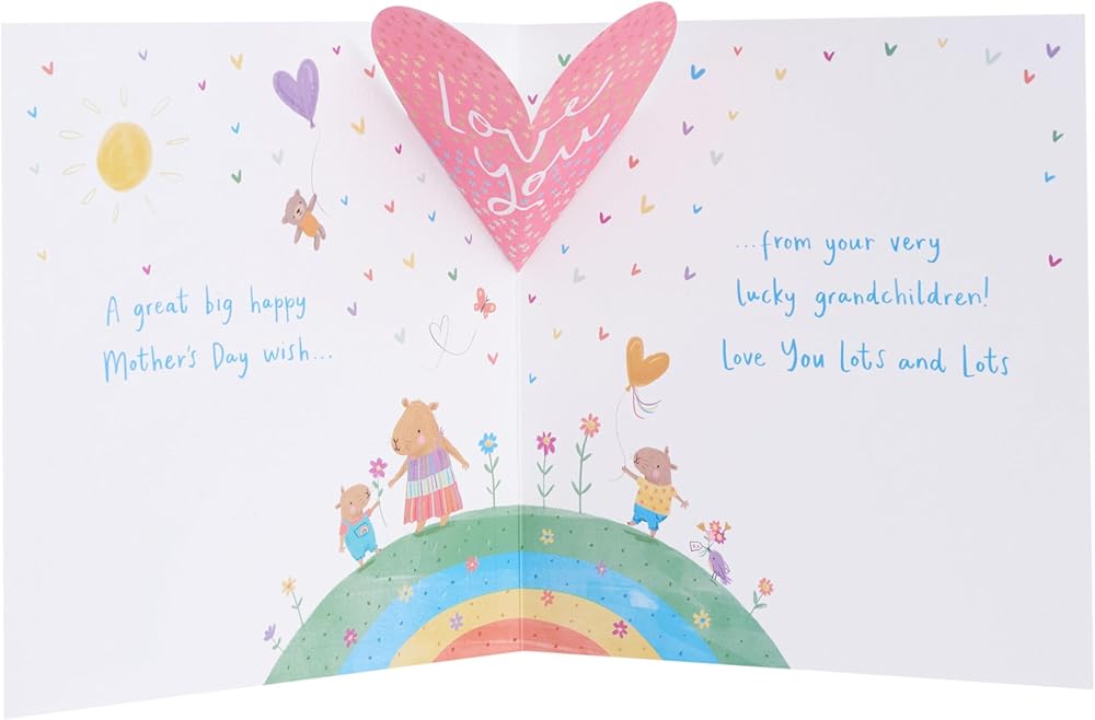 Capybara Design From Grandchildren Mother's Day Card