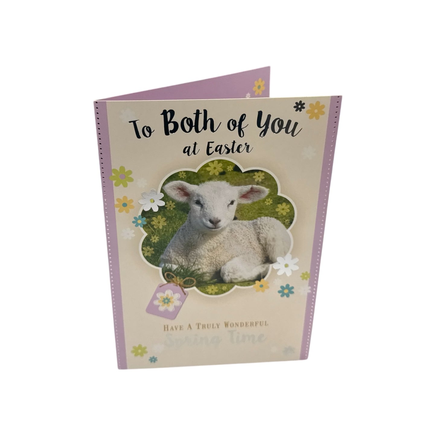 To Both Of You Cute Lamb Design Happy Easter Card