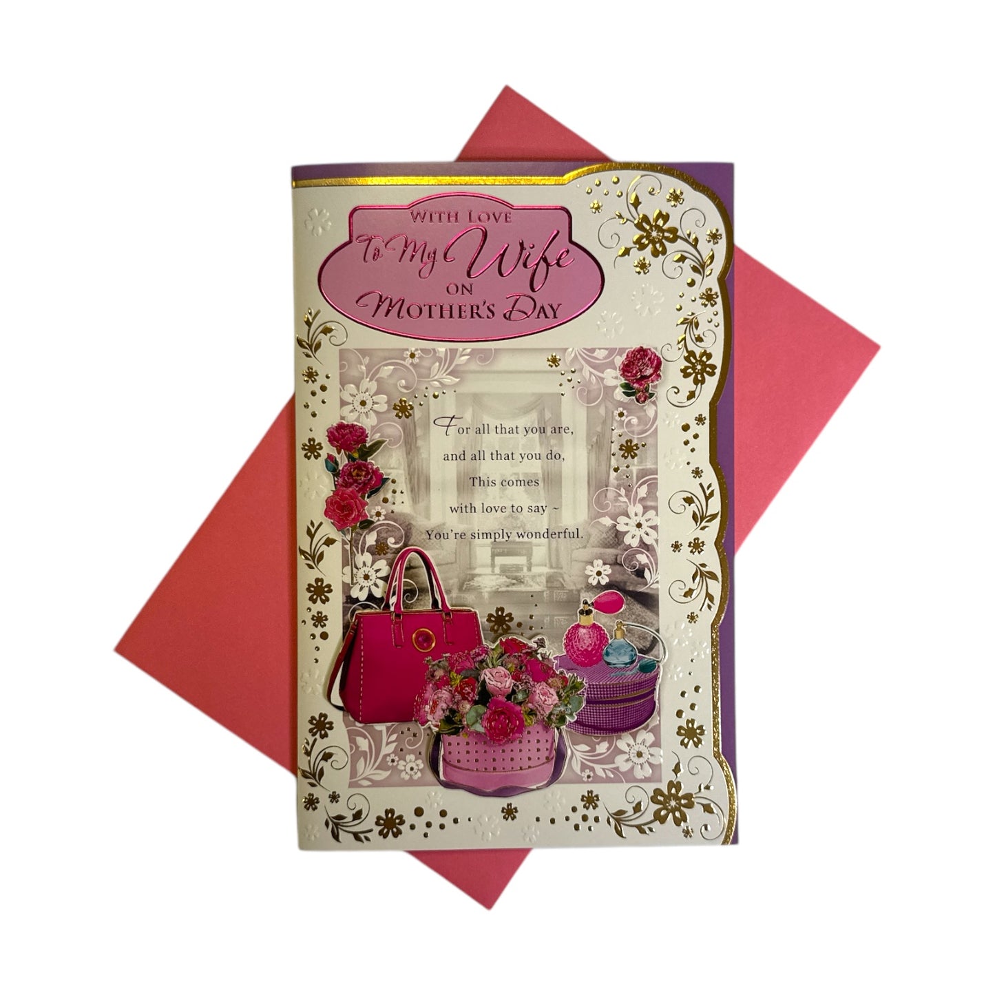 To My Wife Simply Wonderful Mother's Day Card