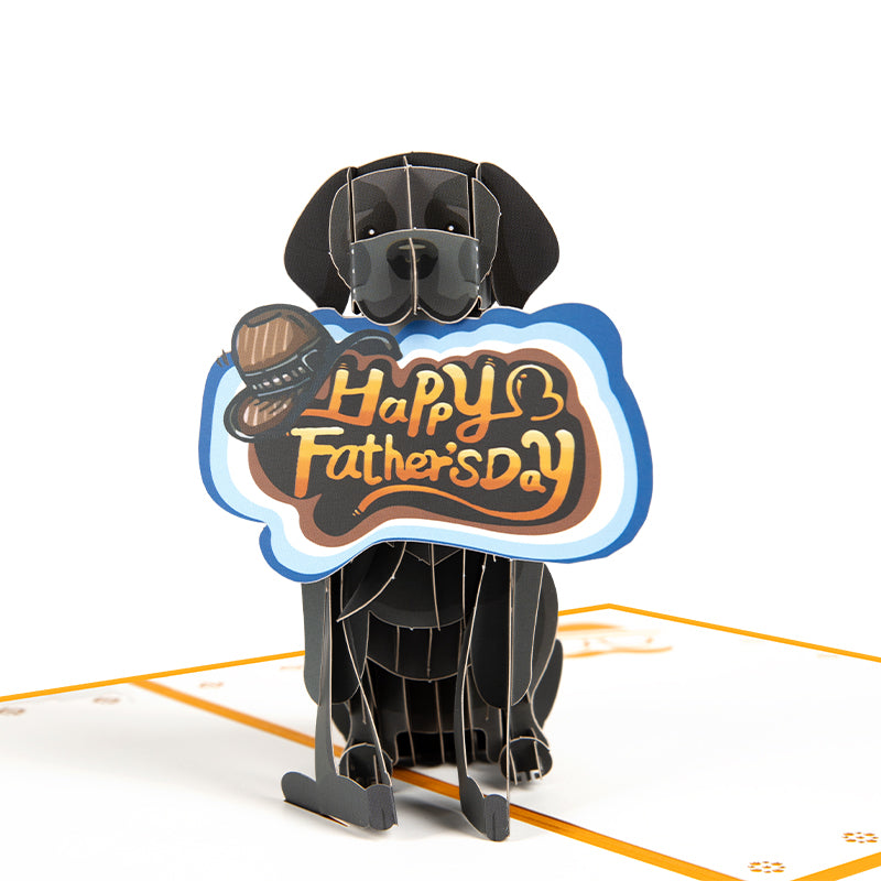 Paws for Dad 3D Pop Up Father’s Day Card