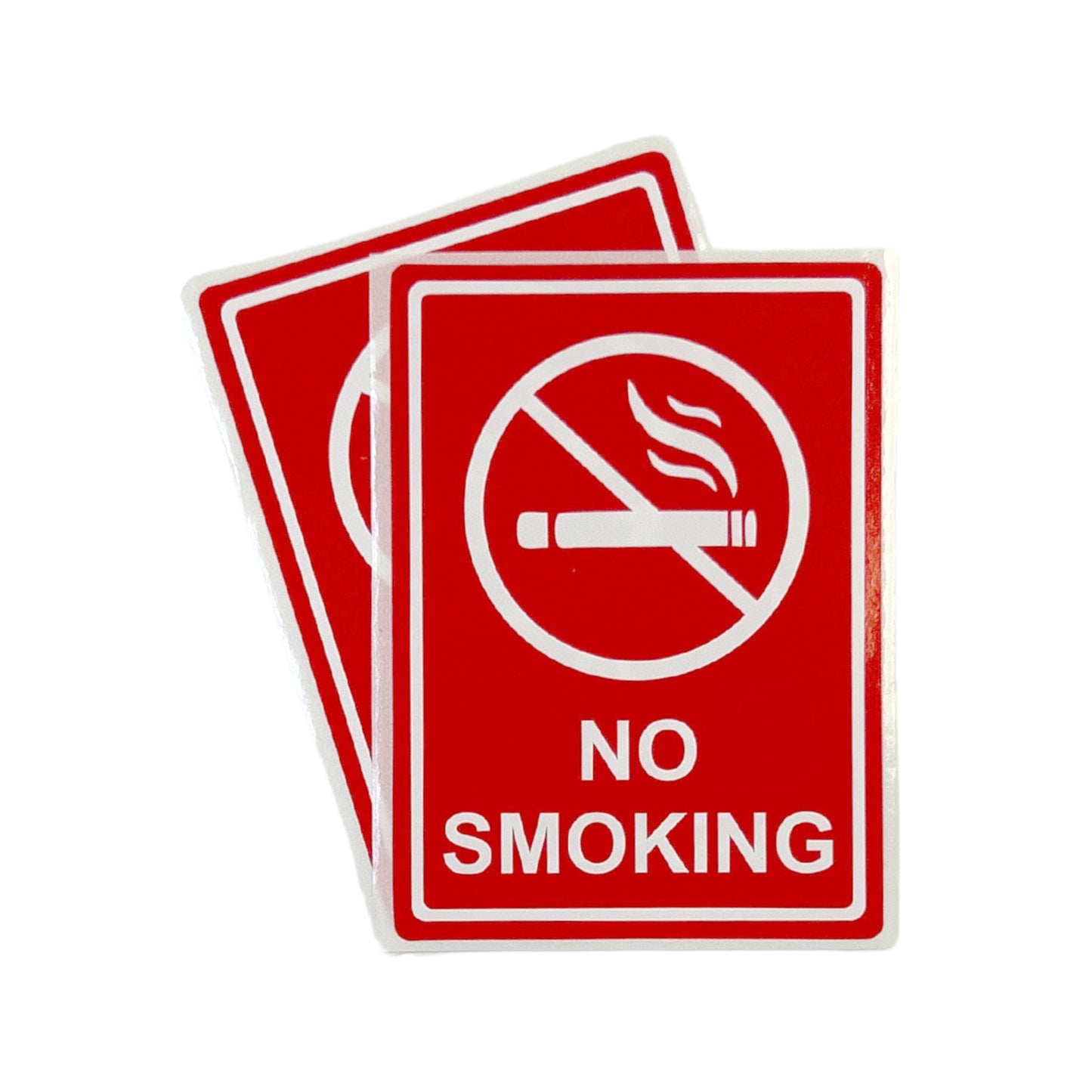 Pack of 3 No Smoking Self-Adhesive Labels 80x110mm
