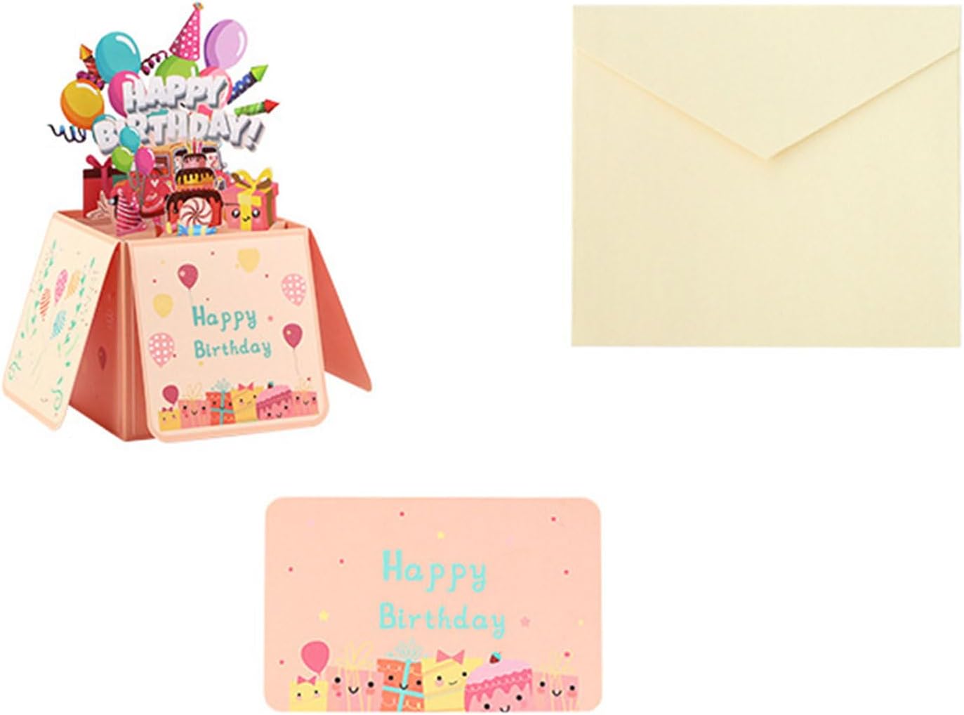 Celebration Burst 3D Pop Up Birthday Box Card