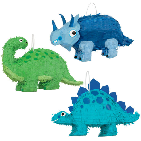 Pack of 3 Assorted Dinosaurs 3D Pinata