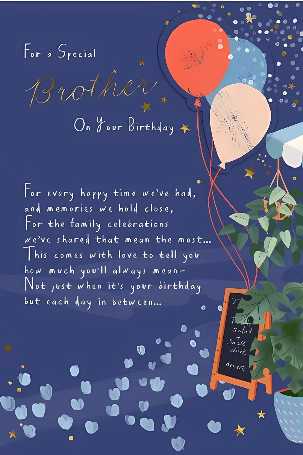 Creative and Attractive Design Brother Birthday Card