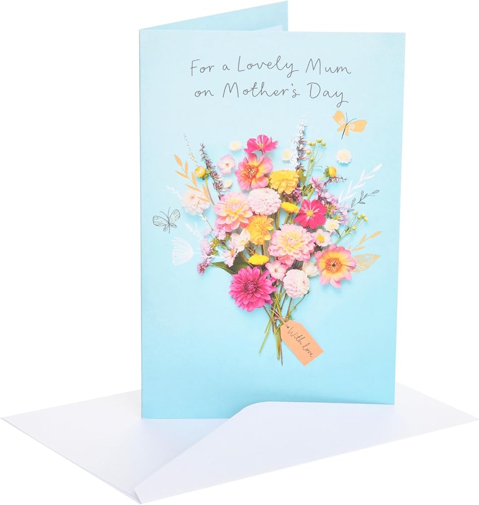 Floral Bouqet Design Mum Mother's Day Card