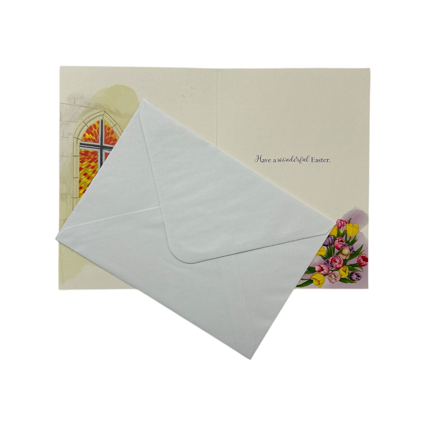 To All The Family Light Of The World Design Happy Easter Card