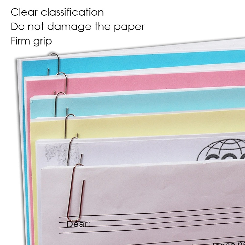 Pack of 100 Round End Paper Clips 33mm