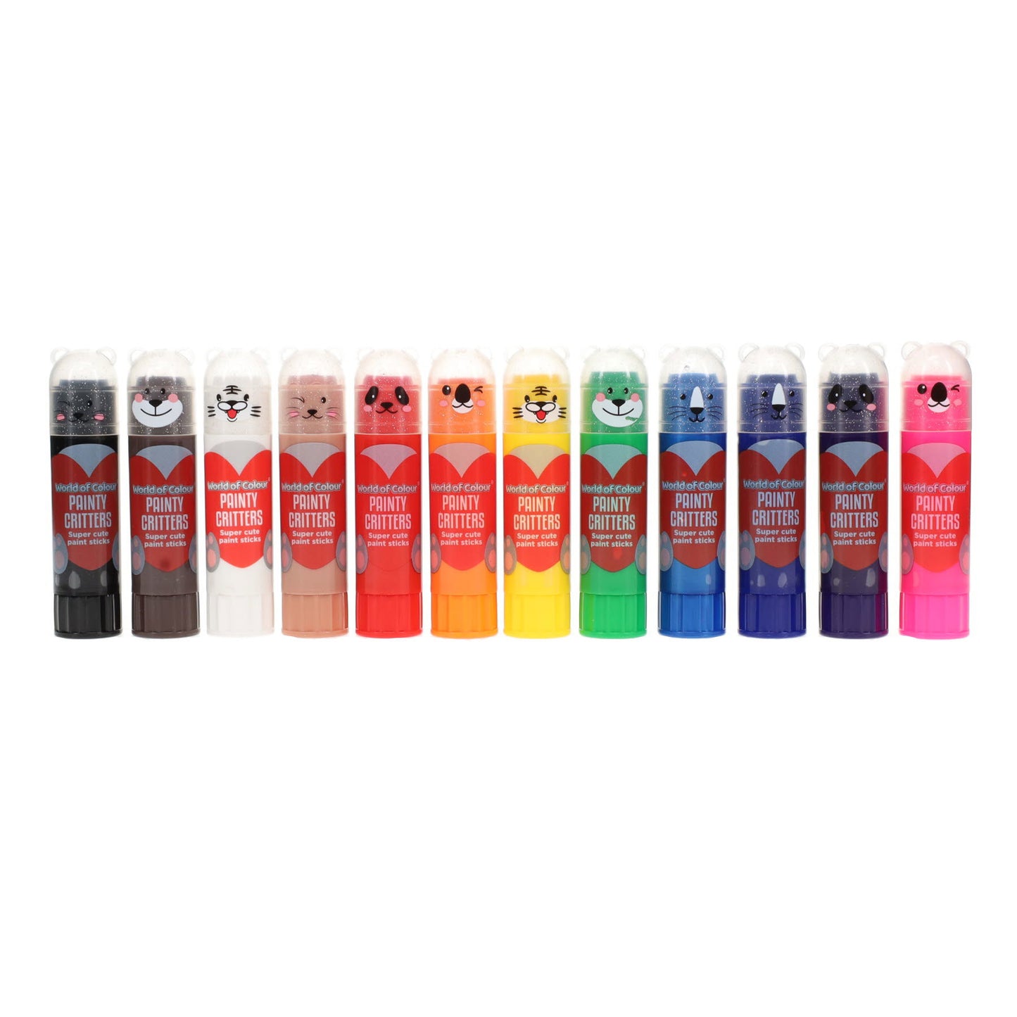 Box of 12 Washable 15g Poster Paint Sticks by World of Colour