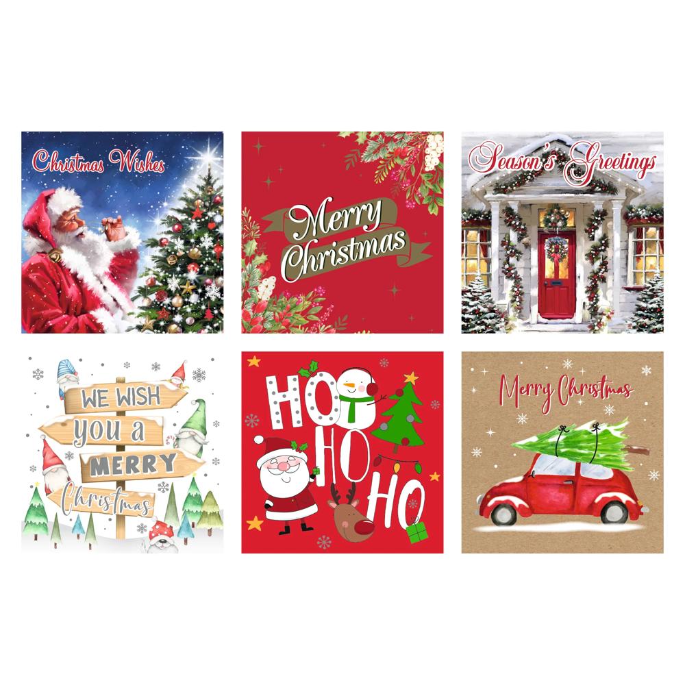 Pack of 30 Assorted Christmas Boxed Cards