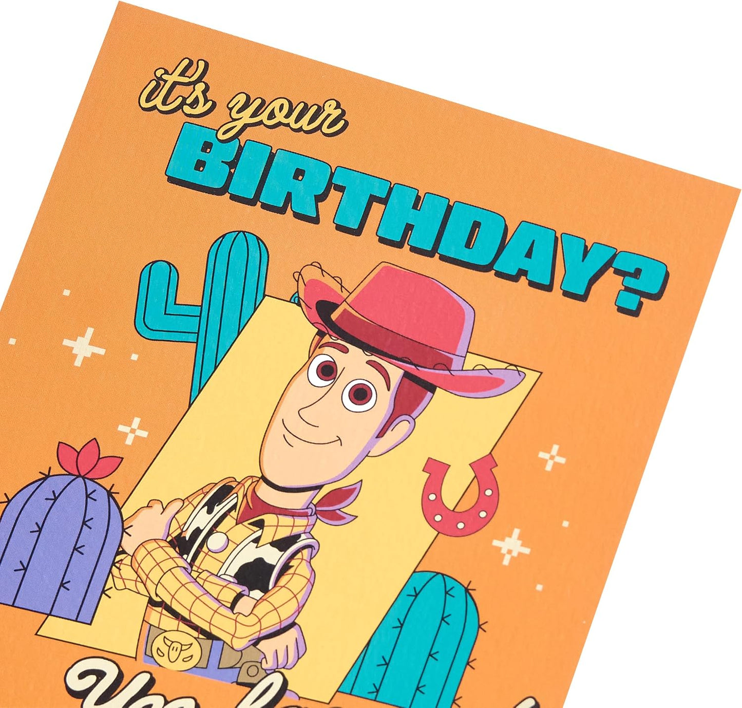 Disney Toy Story 5 Woody Design Birthday Card