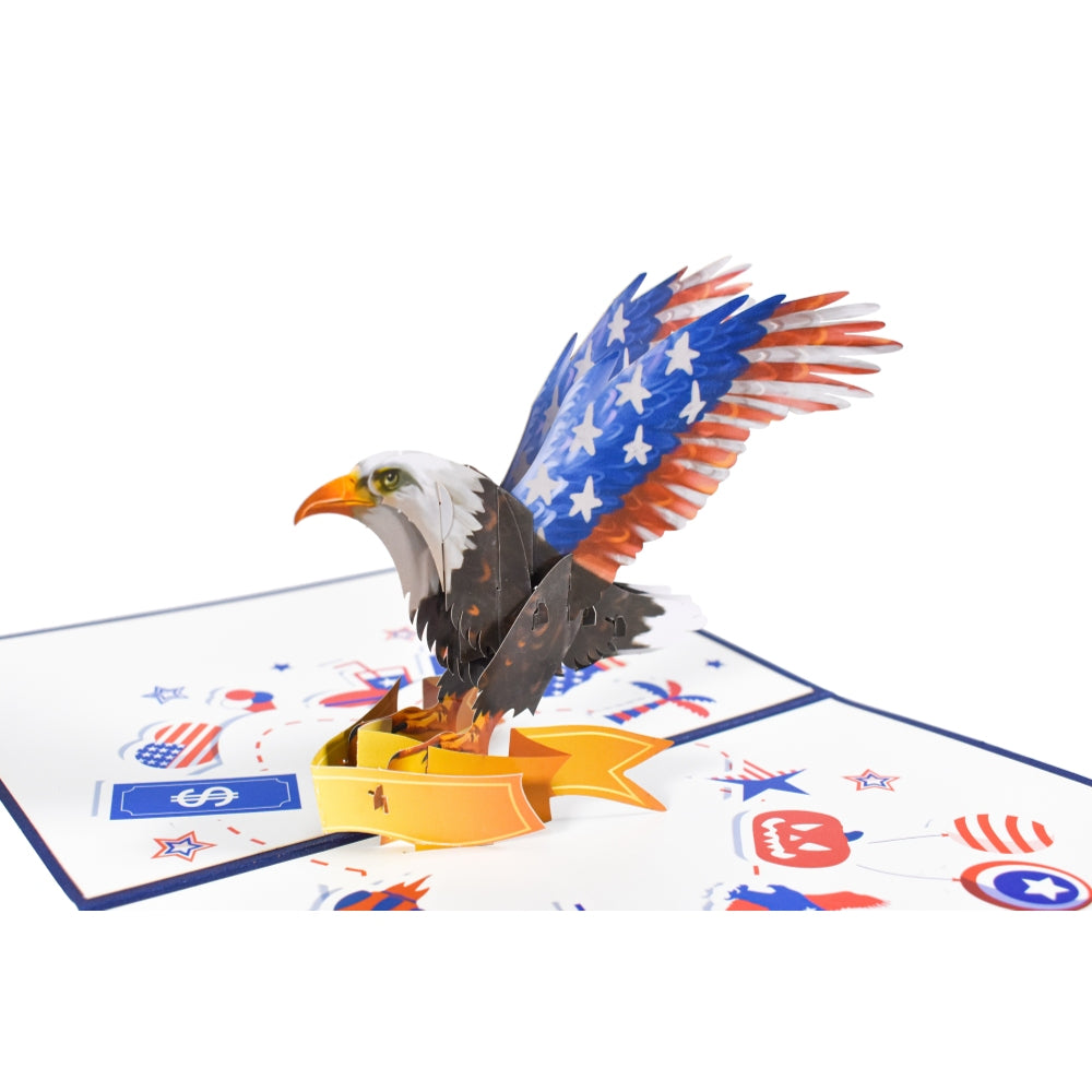 Wings of Freedom 3D Pop-Up Independence Day Card
