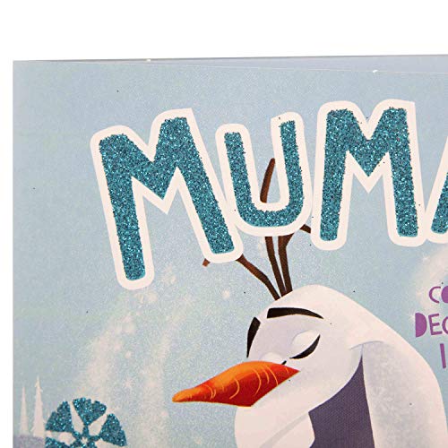Mummy Frozen Christmas Card 'Colour In Decorations'