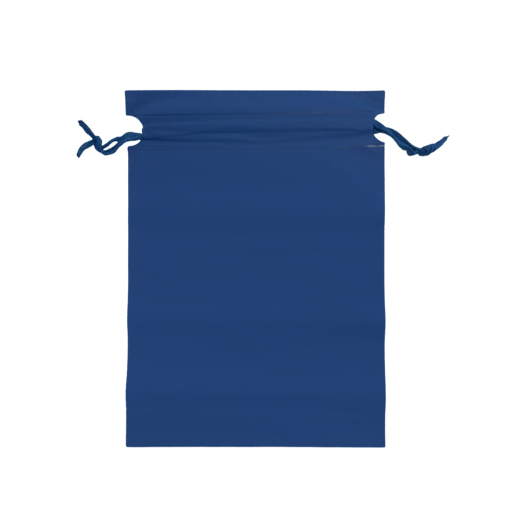 Pack of 100 Blue Coloured 21x29cm PEVA Frosted Drawstring Bags