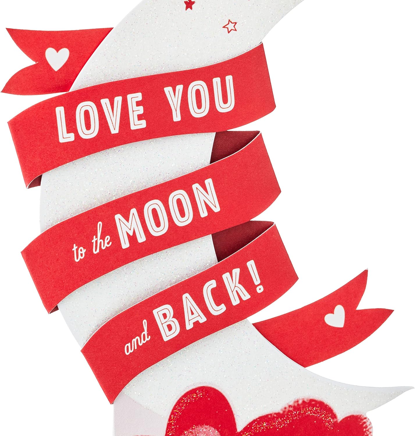 Paper Wonder Love You To The Moon and Back Pop Up Valentine's Day Card