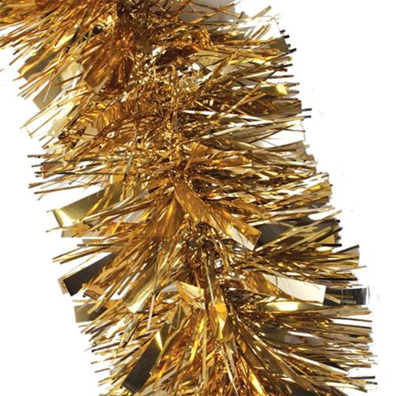 2m Christmas Chunky Tinsel - Gold