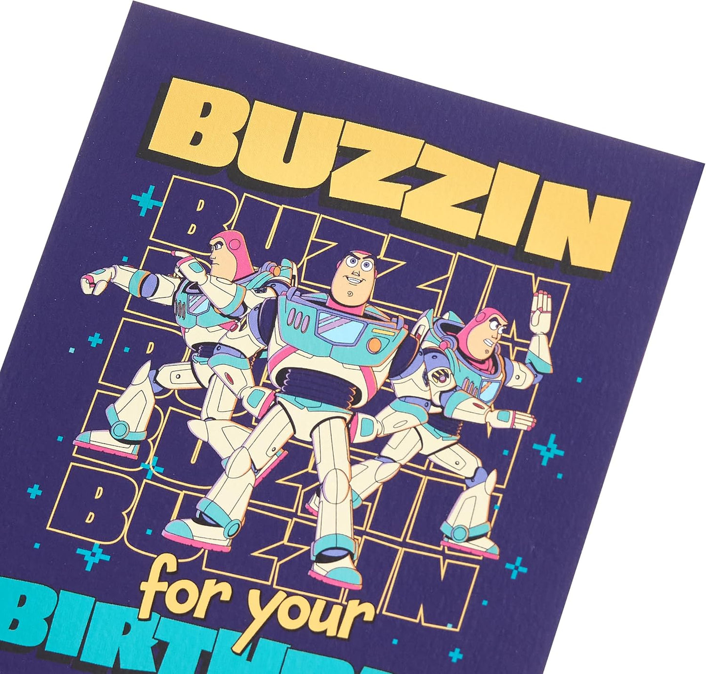 Disney Toy Story 5 Buzz Lightyear Design Birthday Card
